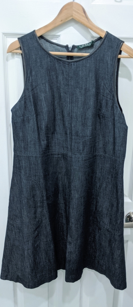Ralph Lauren double pocket denim dress